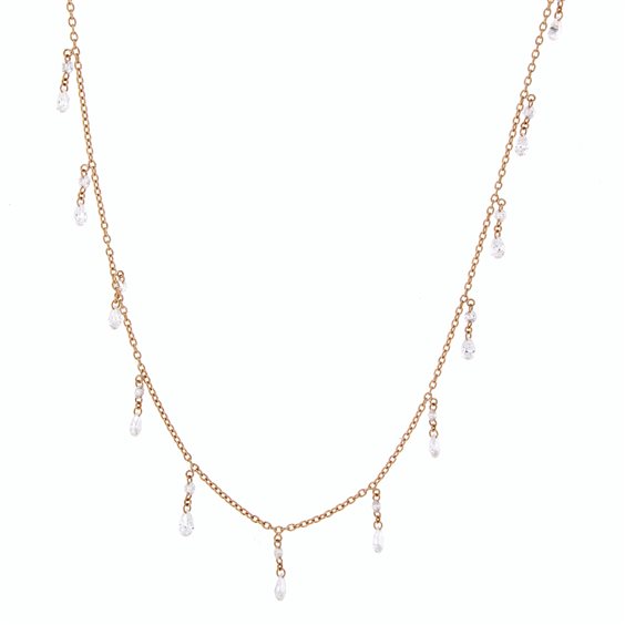 Collar Crivelli Mujer NUDE in Oro Diamante 2.14 Ct 4594NS - 4594NS